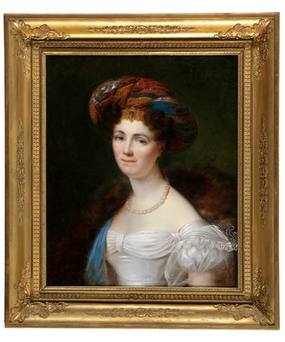 Portrait of Josephine Victoire Meslier-Duvey by François Joseph Kinsoen