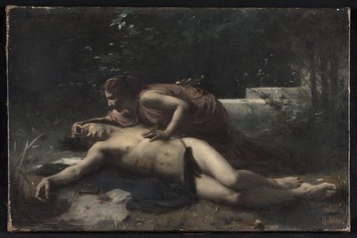 Pyramus and Thisbe, ca. 1875 by François Alfred Delobbe
