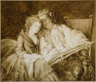 The Drawing Lesson by François André Vincent