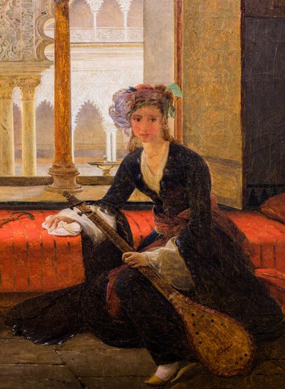 Sultana in an Interior by François Auguste Biard