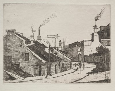 Country Street in Alouette by François Bonvin