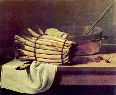 Still Life with Asparagus by François Bonvin