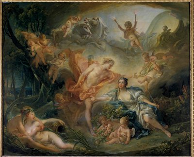 Apollo Revealing His Deity to the Shepherd Isse by François Boucher