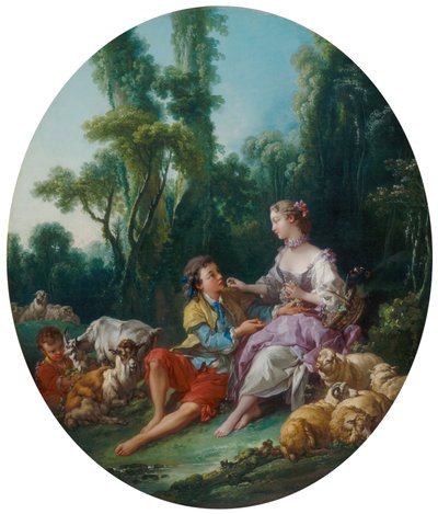 Are They Thinking about the Grape? by François Boucher