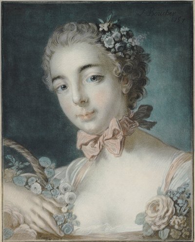 Head of Flora by François Boucher