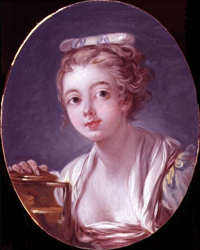 Head of a Girl, or The Milkmaid by François Boucher