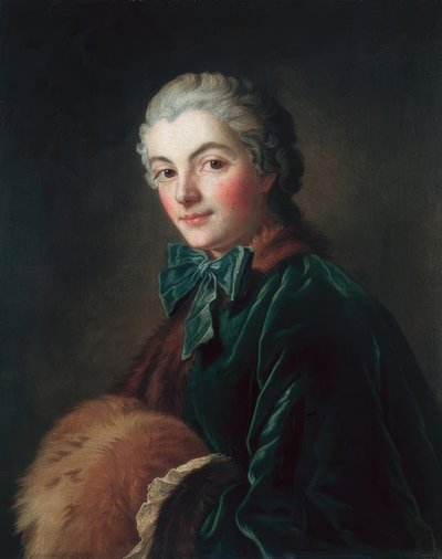 Young Woman with Muff by François Boucher