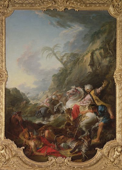 Leopard Hunt, 1736 by François Boucher