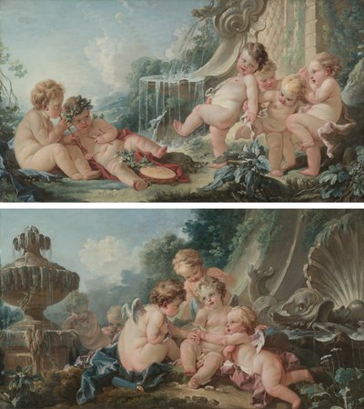 Music and Dance and Cupids in Conspiracy by François Boucher