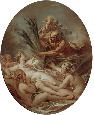 Pan and Nymph Syrinx by François Boucher
