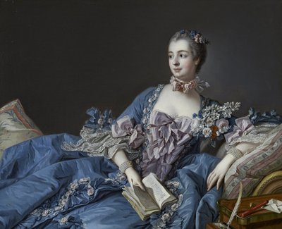 Portrait of the Marquise de Pompadour by François Boucher