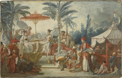 The Meal of the Emperor of China by François Boucher