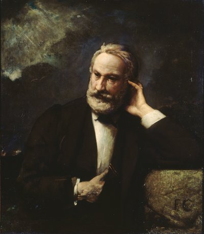 Portrait of Victor Hugo by François Chifflart