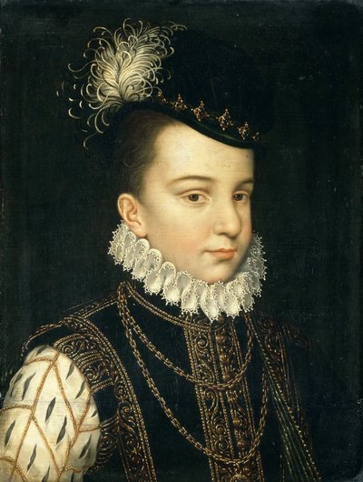 François-Hercule de France, Duke of Alençon 1554-1584, ca 1566 by François Clouet
