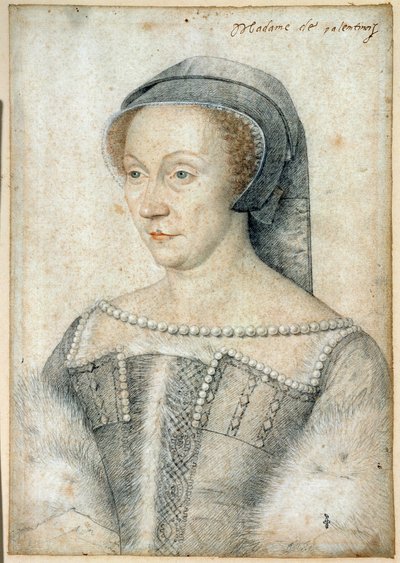 Portrait of Diane de Poitiers, Duchess of Valentinois by François Clouet