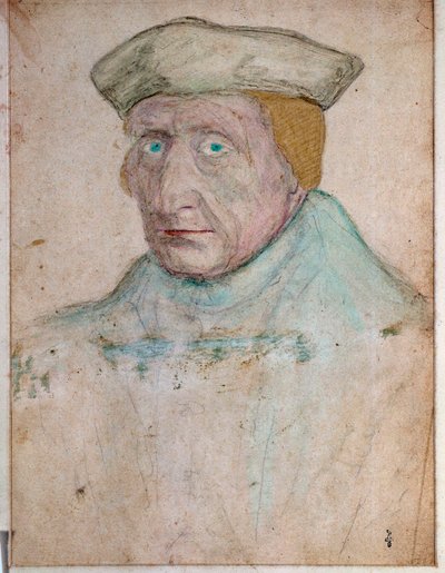 Portrait of Guillaume Bude (Budee) (Budaeus) (1467-1540), Master of the Royal Bookshop of Francois I in Fontainebleau by François Clouet