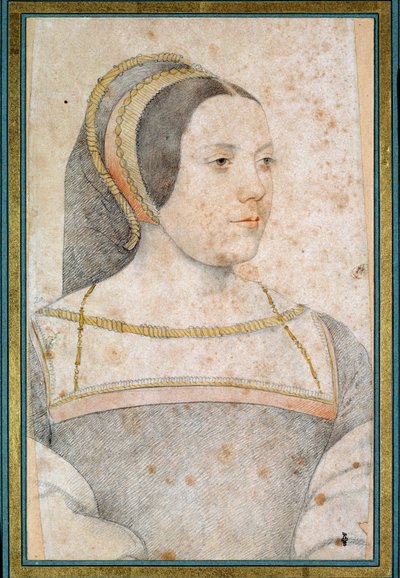 Portrait of Judith of Assigny, wife of Jean de Crequi, sire of Cannaples by François Clouet