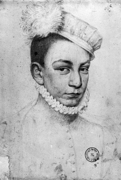 Portrait of King Charles IX of France, 1561 by François Clouet