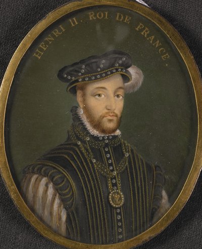 Portrait of King Henry II of France (Copy) by François Clouet
