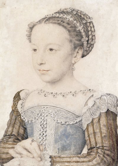 Portrait of Margaret of Valois by François Clouet