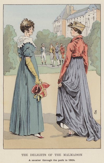 The Delights of the Malmaison, a saunter through the park in 1804 by François Courboin