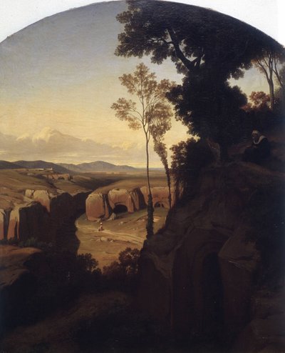 View of the Cervara Quarries Near Rome by François Edouard Bertin