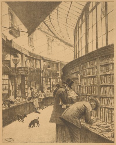 Bookstore Moens in the Galerie Bortier in Brussels by François Gailliard