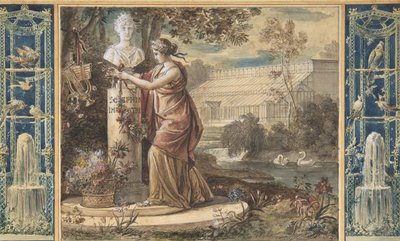 An Allegory of Empress Josephine as Patroness of the Gardens at Malmaison, ca. 1805-6 by François Gérard