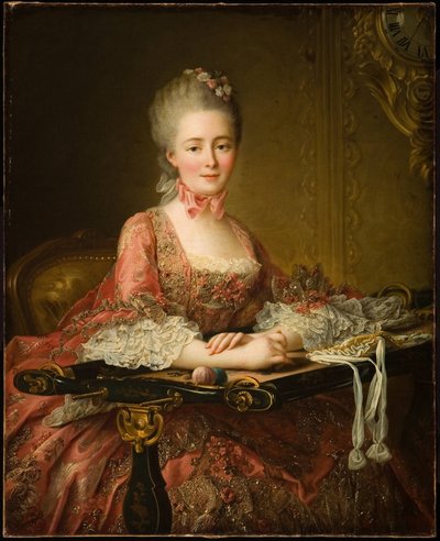 Marquise de Caumont La Force by Francois-Hubert Drouais