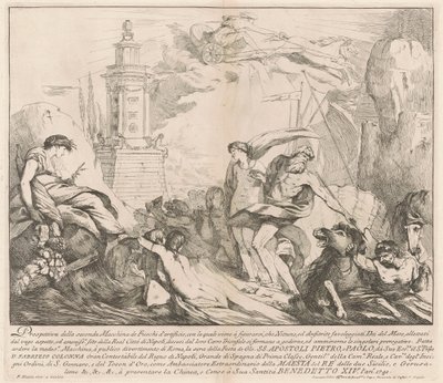 The Second Machine for the Chinea of 1741: Neptune and Amphitrite by François Hutin