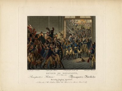Napoleon Returning from the Island of Elba by François Joseph Heim
