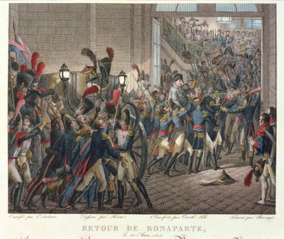 The Return of Napoleon I to the Tuileries, 20th March 1815 by François Joseph Heim