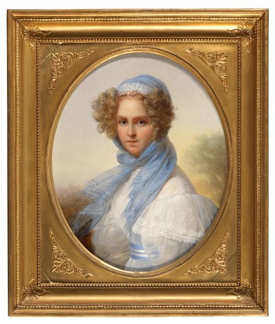 Portrait of Miss Kinsoen by François Joseph Kinsoen