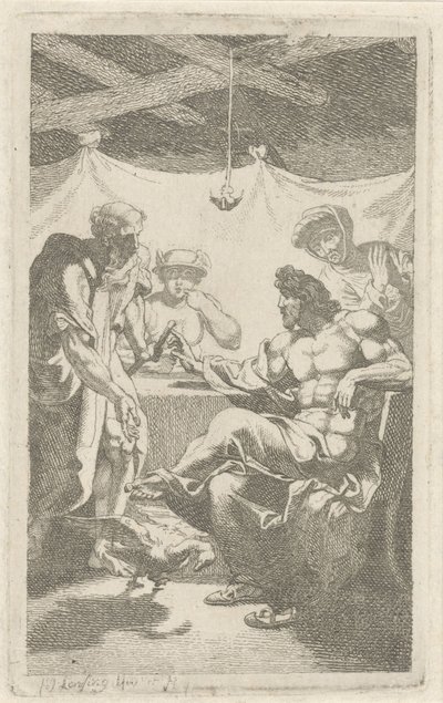 Jupiter and Mercury with Philemon and Baucis by François Joseph Lonsing