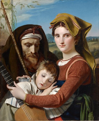 Roman Shepherd Family in the Campagna by François Joseph Navez