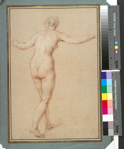 Standing Female Nude Seen from Behind (c.1722) by François Lemoyne