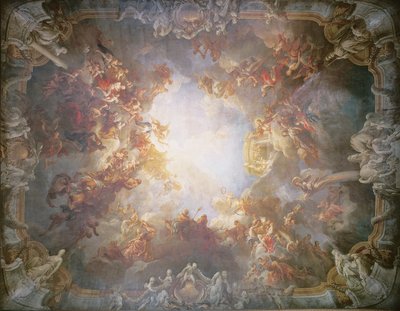The Apotheosis of Hercules, from the Ceiling of The Salon of Hercules by François Lemoyne