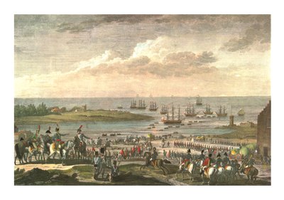 Embarkation of the English in Holland, 30 November 1799 by François Louis Couché