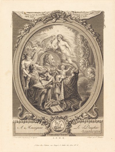Allegory in Honor of Henri IV by François Marie Isidore Queverdo and Jean Dambrun
