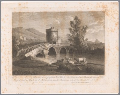 View of the Ponte Lucano (Views of Rome series) by François Morel