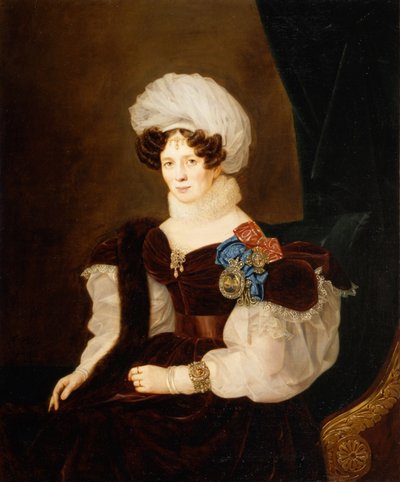 Portrait of Princess Tatyana Vasilyevna Golitsyna, 1835 by François Nicolas Riss