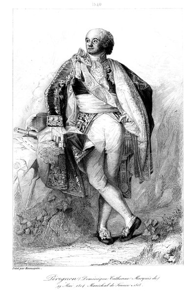 Dominique Catherine Perignon, Marquis de Grenade and Marshal of France, 1839 by François Pigeot