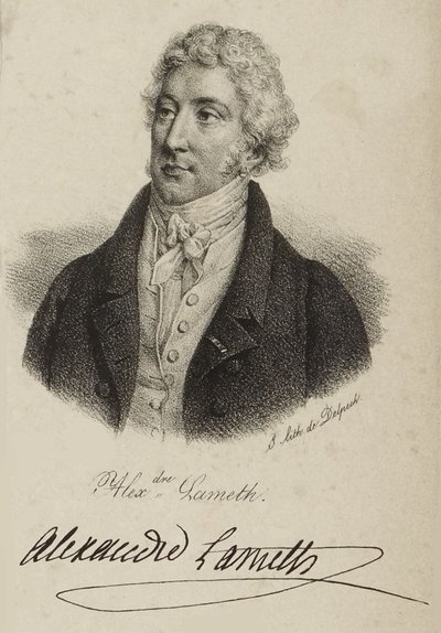 Alexandre Lameth by Francois Seraphin Delpech