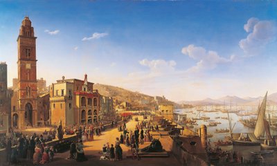 Pius IX Blessing the Bourbon of Naples Royal Family by François Vervloet