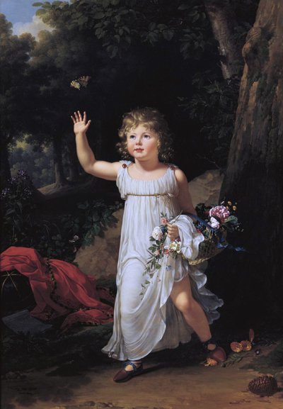 Portrait of Young Edgar Clarke by Francois Xavier Fabre