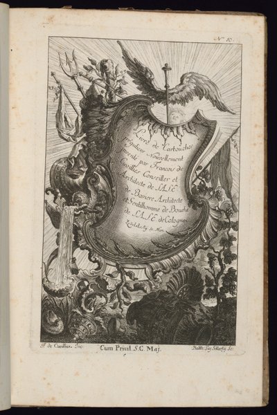 Cartouche with Mercury