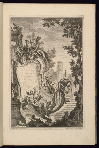 Design for Fountain with Diana by François de Cuvilliés the Elder