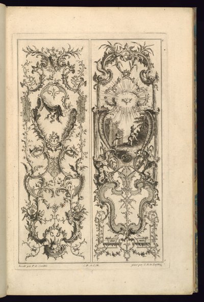 Design for Two Panels by François de Cuvilliés the Elder