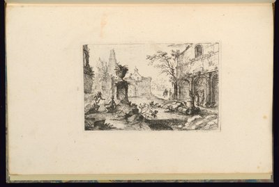 Design of a Landscape with Ruins by François de Cuvilliés the younger