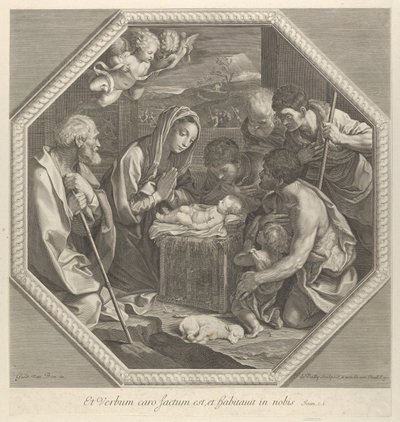 The Adoration of the Shepherds by François de Poilly
